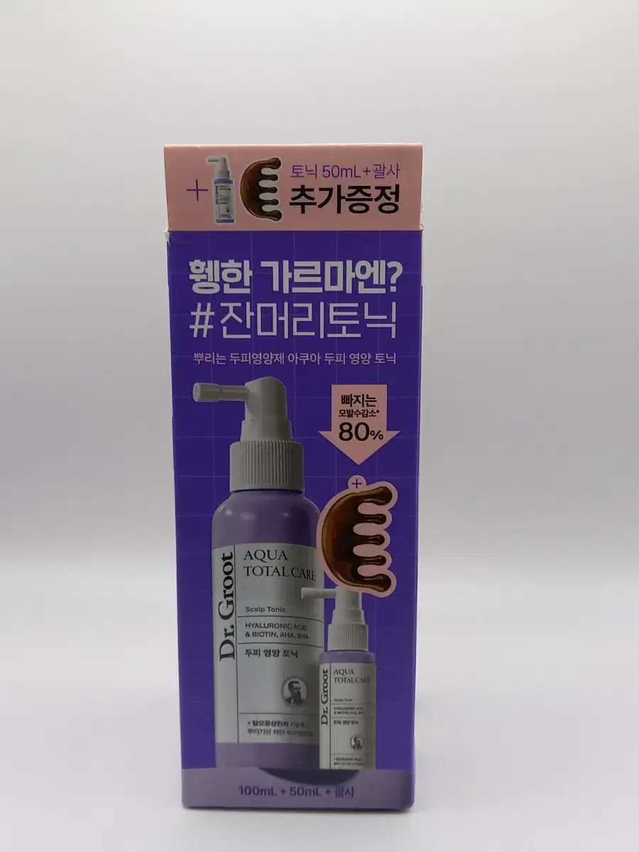 닥터그루트 아쿠아 두피 영양 토닉 100ml + 50ml + 괄사